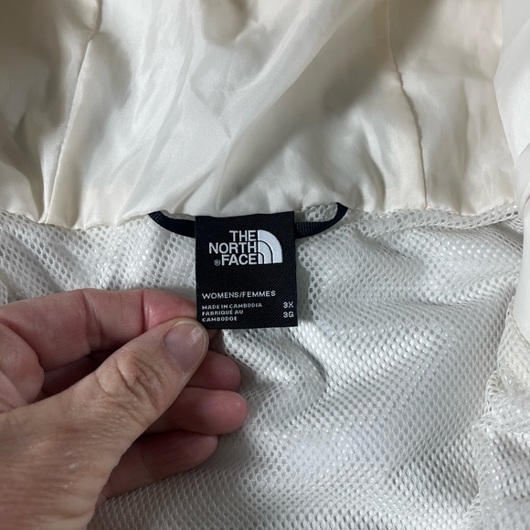 The North Face Women’s Printed Antora Parka Apricot Ice Canyon Camo 3X Raincoat - Picture 6 of 15